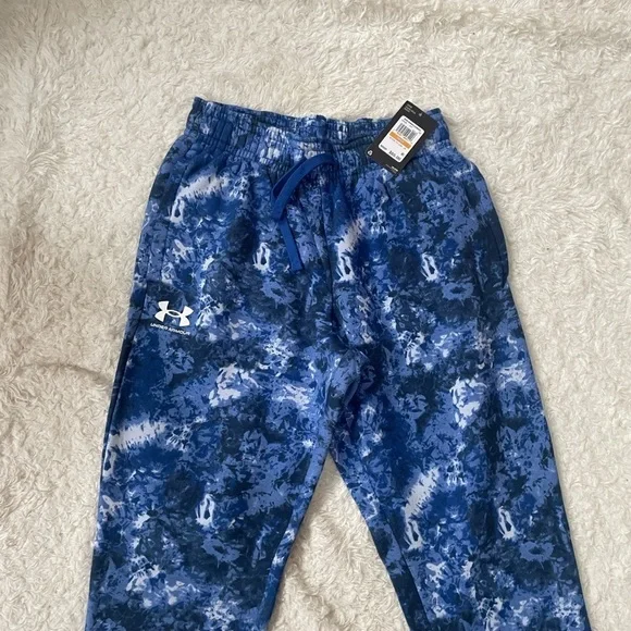 Under Armour men’s Blue Patterned Joggers - Picture 10 of 11
